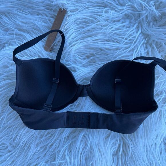 Skims Fits Everybody Pushup Demi Bra Onyx Size 30C - Picture 5 of 7